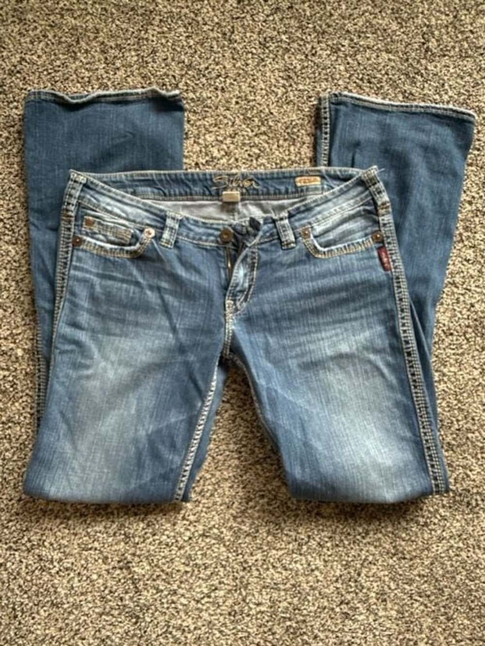 Silver Jeans Co. Frances Bootcut Size W33/L35 Blue Denim